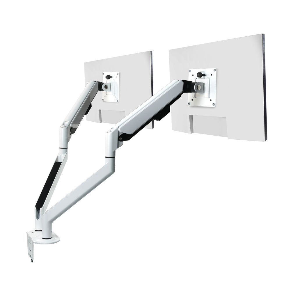 bras double écrans blanc KQUEO