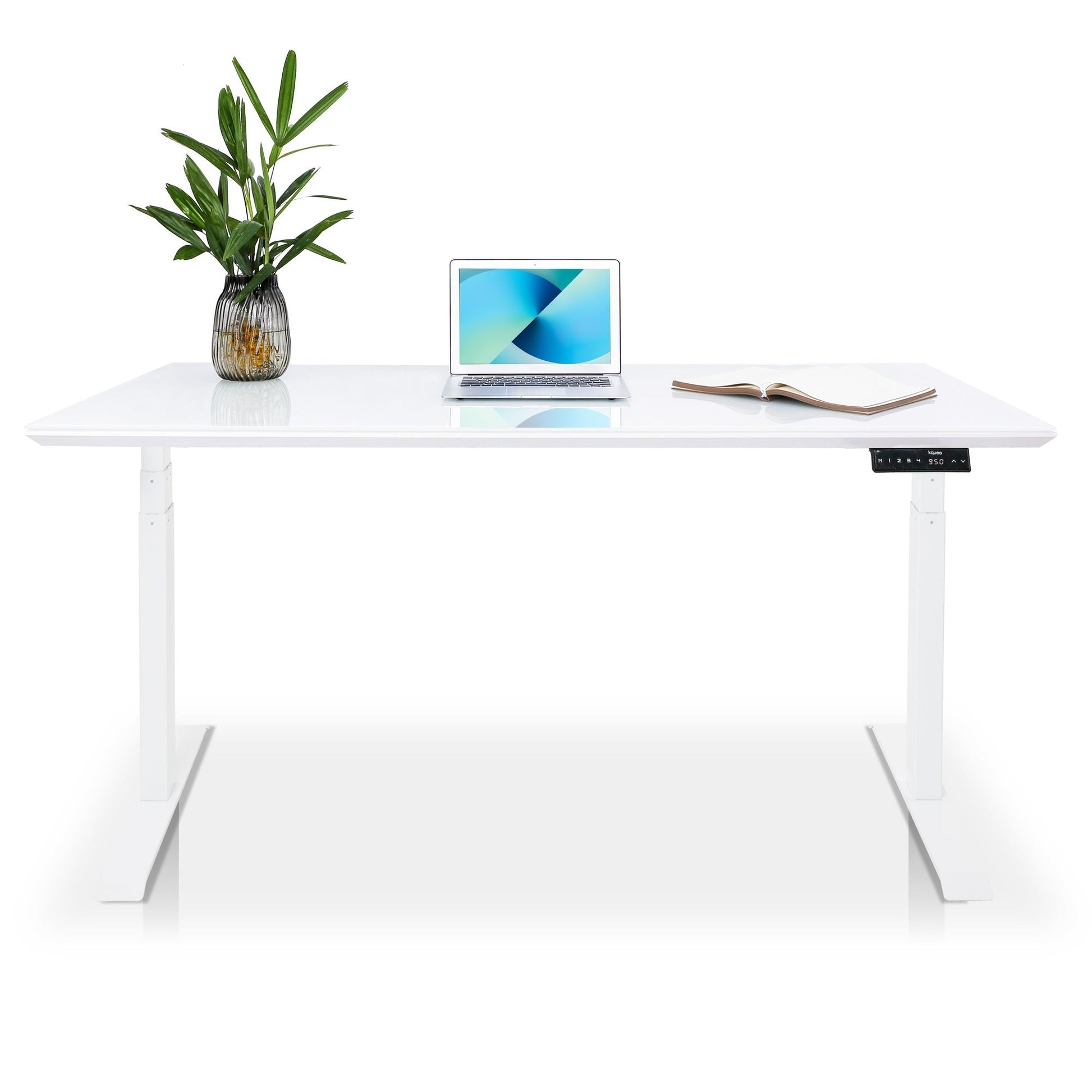 Bureau assis debout avec plateau en verre - DYNAMIC EXECUTIVE 160