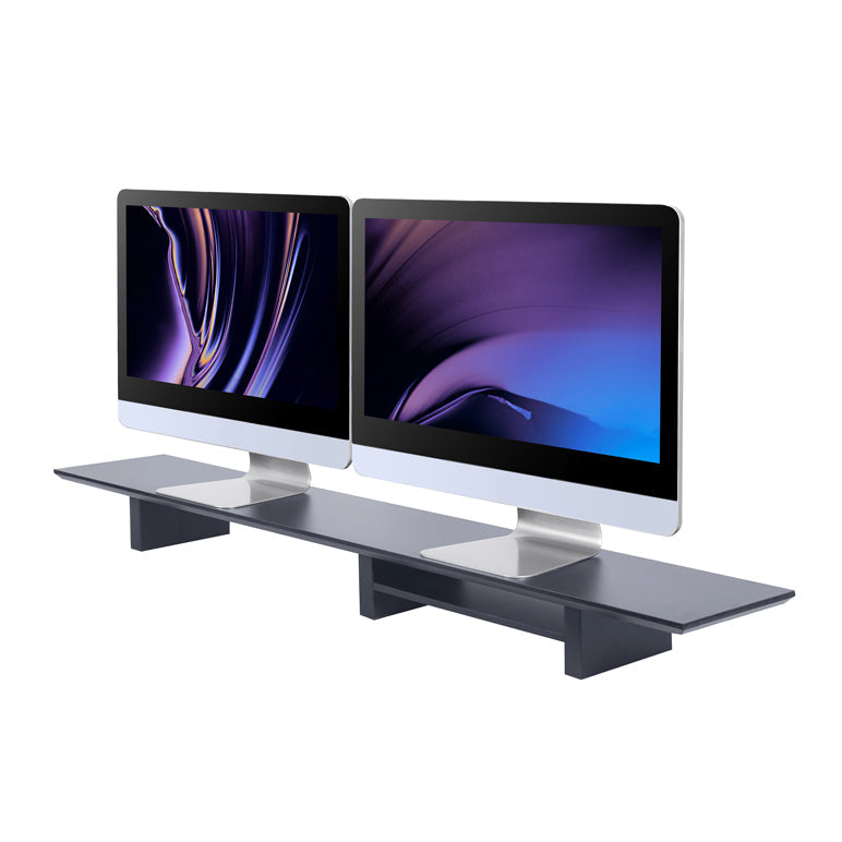 tablette support d'écran coloris gris ardoise