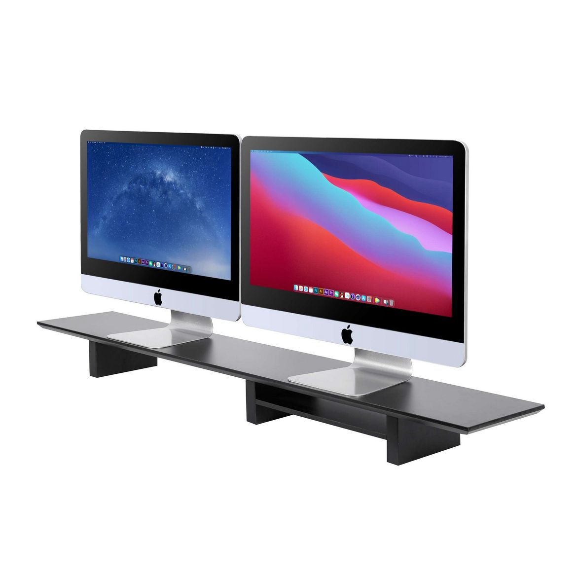 tablette support d'écran coloris noir