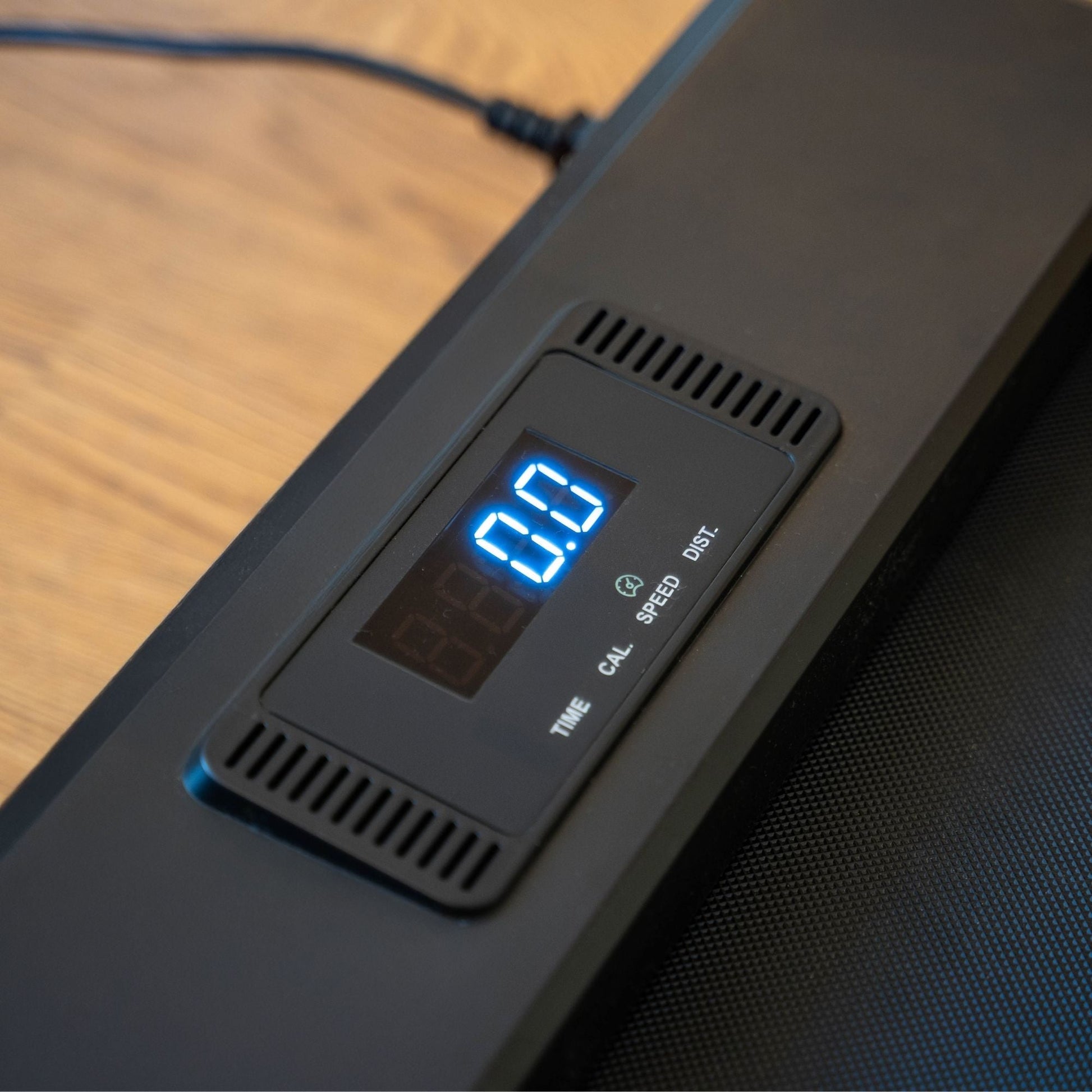 tapis de marche WALKER bois clair panneau d'affichage